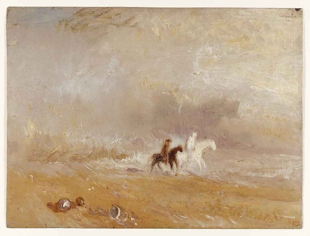 Cavalieri su una spiaggia - Tate Britain, Londra